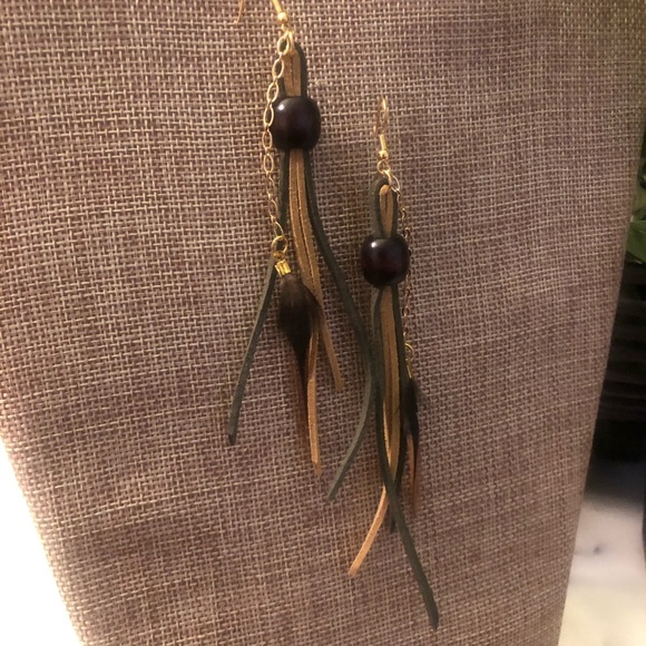 Leather Earrings - Picture 4 of 4